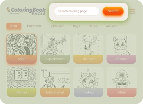 Search Coloring Pages
